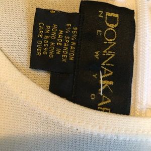 Donna Karan black label creme top mint!!